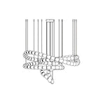 Gabriel Gold Chandelier