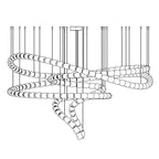Gabriel Gold Chandelier