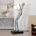 Gentleman Sculpture Floor Lamp