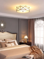 Geometric Shaped Flush Ceiling Light