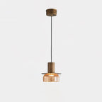 Glacier Crackle Glass Pendant Lamp