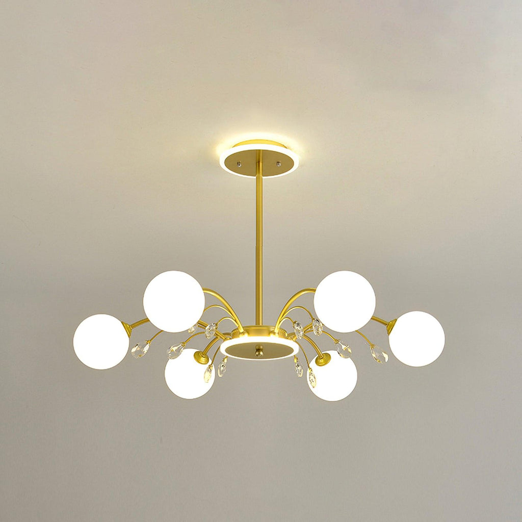 Glamorous Glass Raindrop Chandeliers