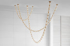 Glass Chain Chandelier