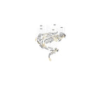 Glass Feathers Flying Chandelier