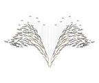 Glass Feathers Flying Chandelier