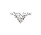 Glass Feathers Flying Chandelier