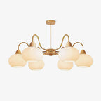 Glass Persimmon Chandelier