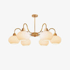 Glass Persimmon Chandelier