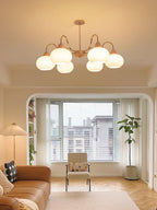Glass Persimmon Chandelier