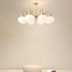 Glass Persimmon Chandelier