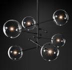 Glass Globe Mobile Chandelier