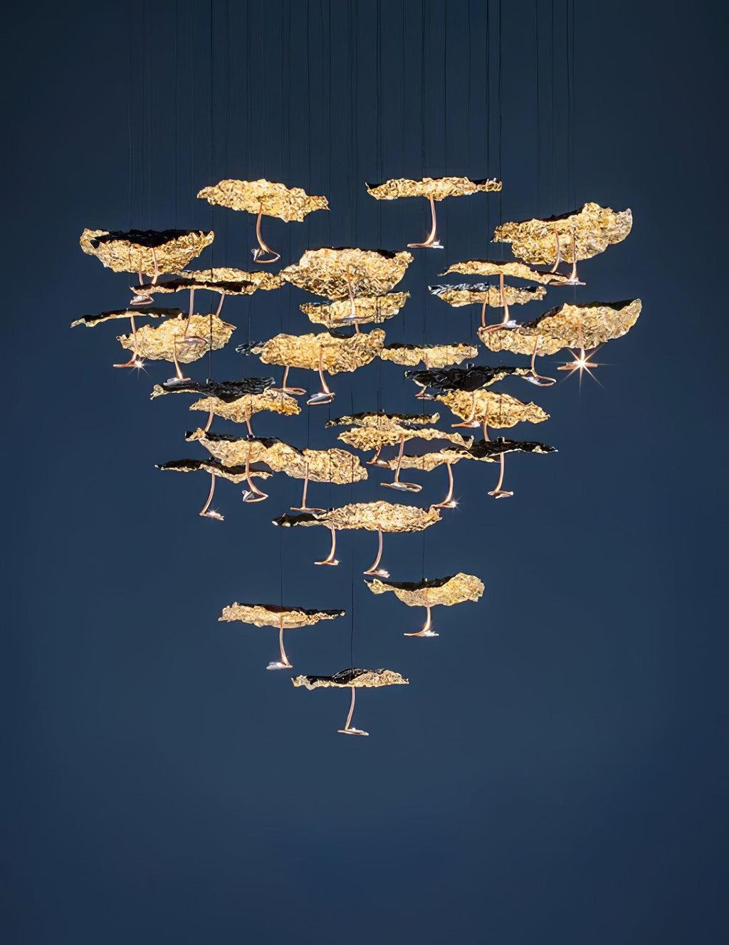 Brass Aviary Constellation Chandelier