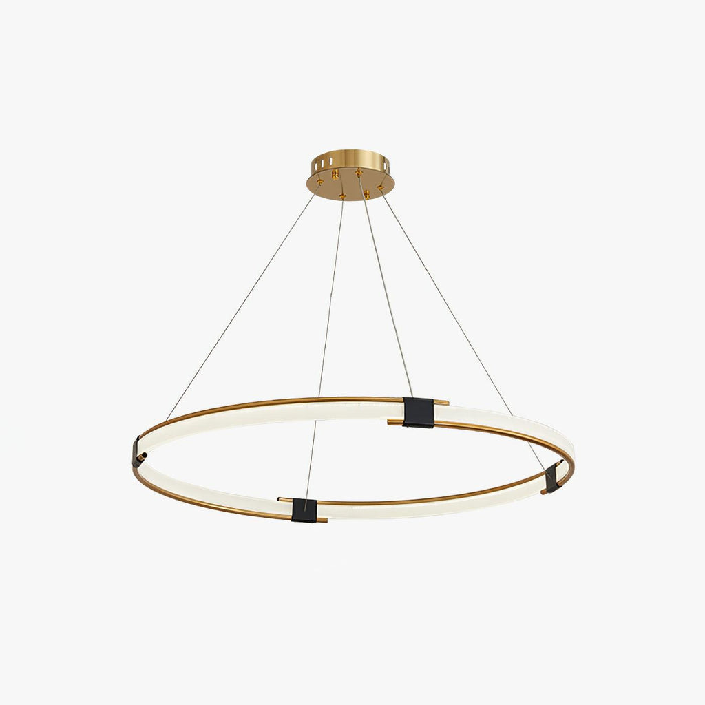 Gold Ring Chandelier