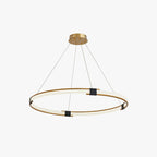 Gold Ring Chandelier