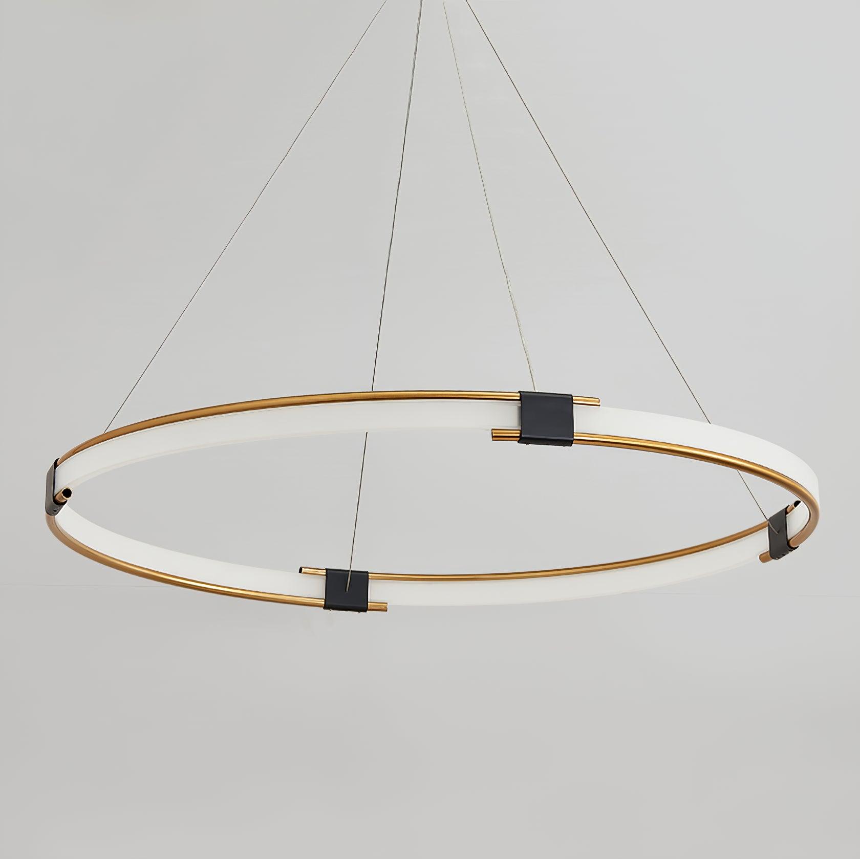 Gold Ring Chandelier