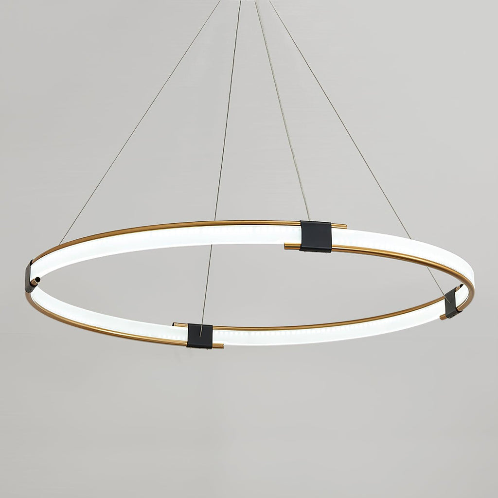 Gold Ring Chandelier