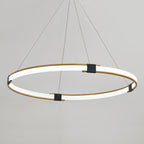 Gold Ring Chandelier