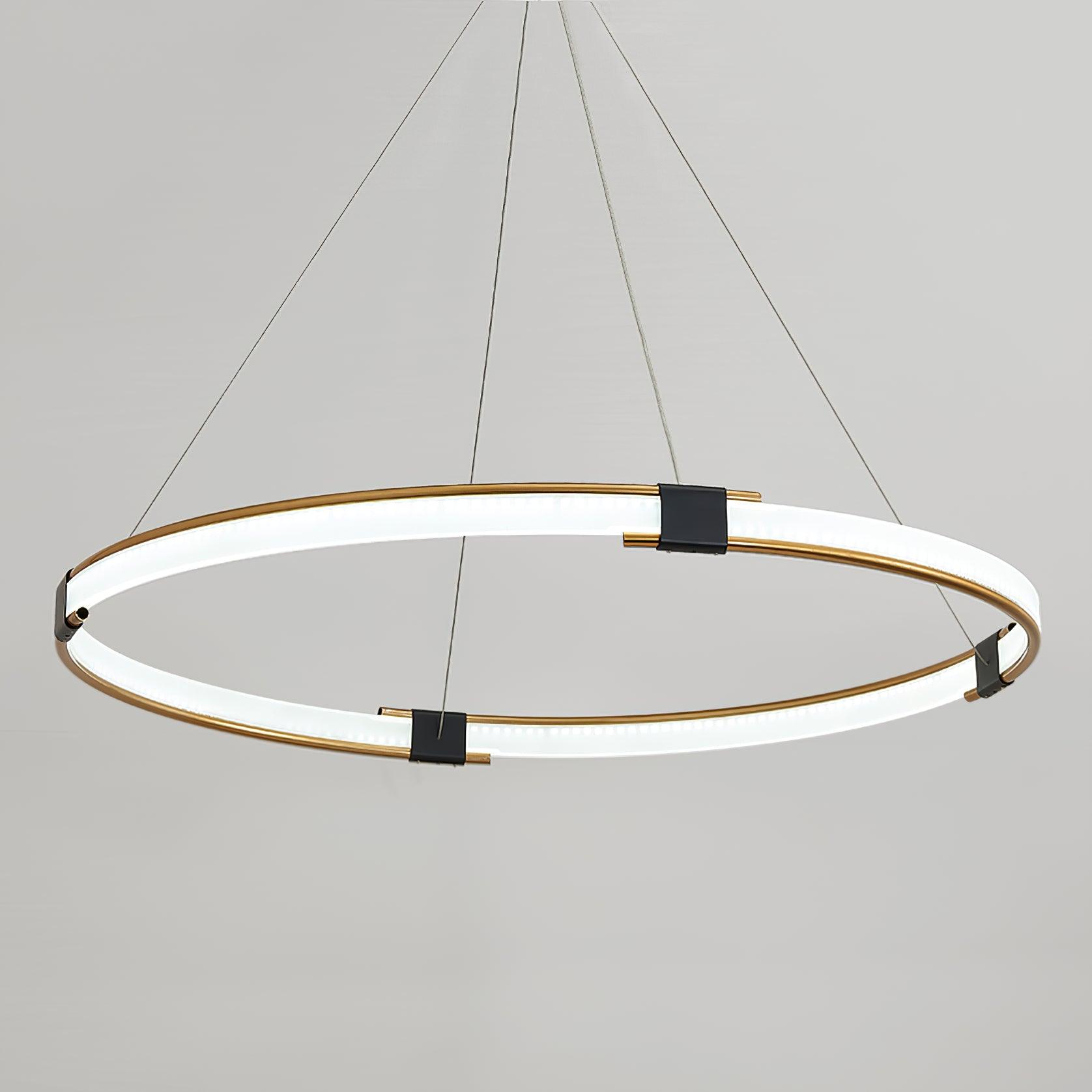 Gold Ring Chandelier