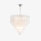Grid Glass Waterfall Chandelier