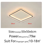 Modern Dimmable LED Ceiling Chandelier for Living Bedroom Study Room Lighting