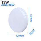 LED Ceiling Light: Modern Ultra-thin Panel, 6-48W, Surface Mounted for Living Room