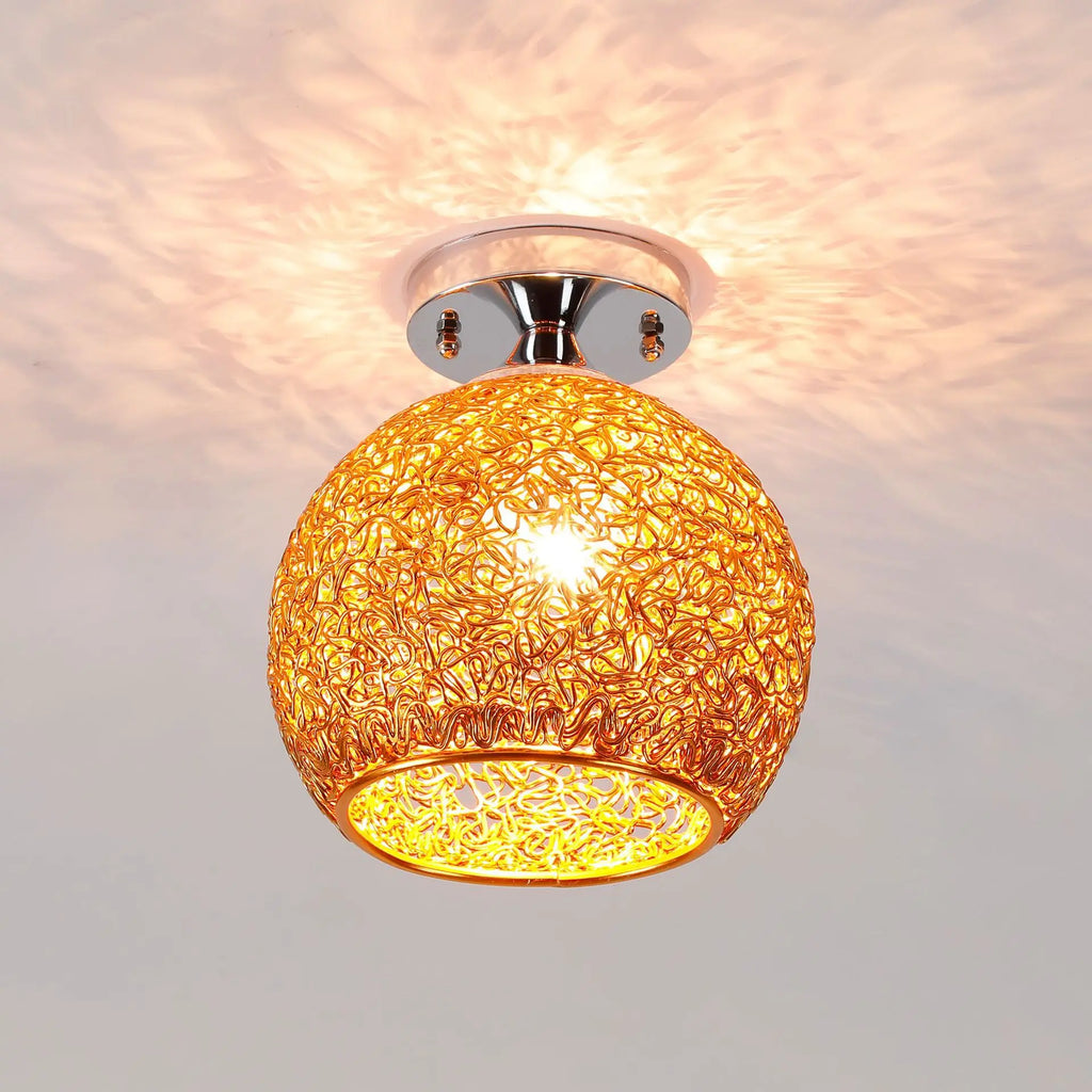 Glass Ball LED Ceiling Lights for Home Decor and Minimalist Living Rooms