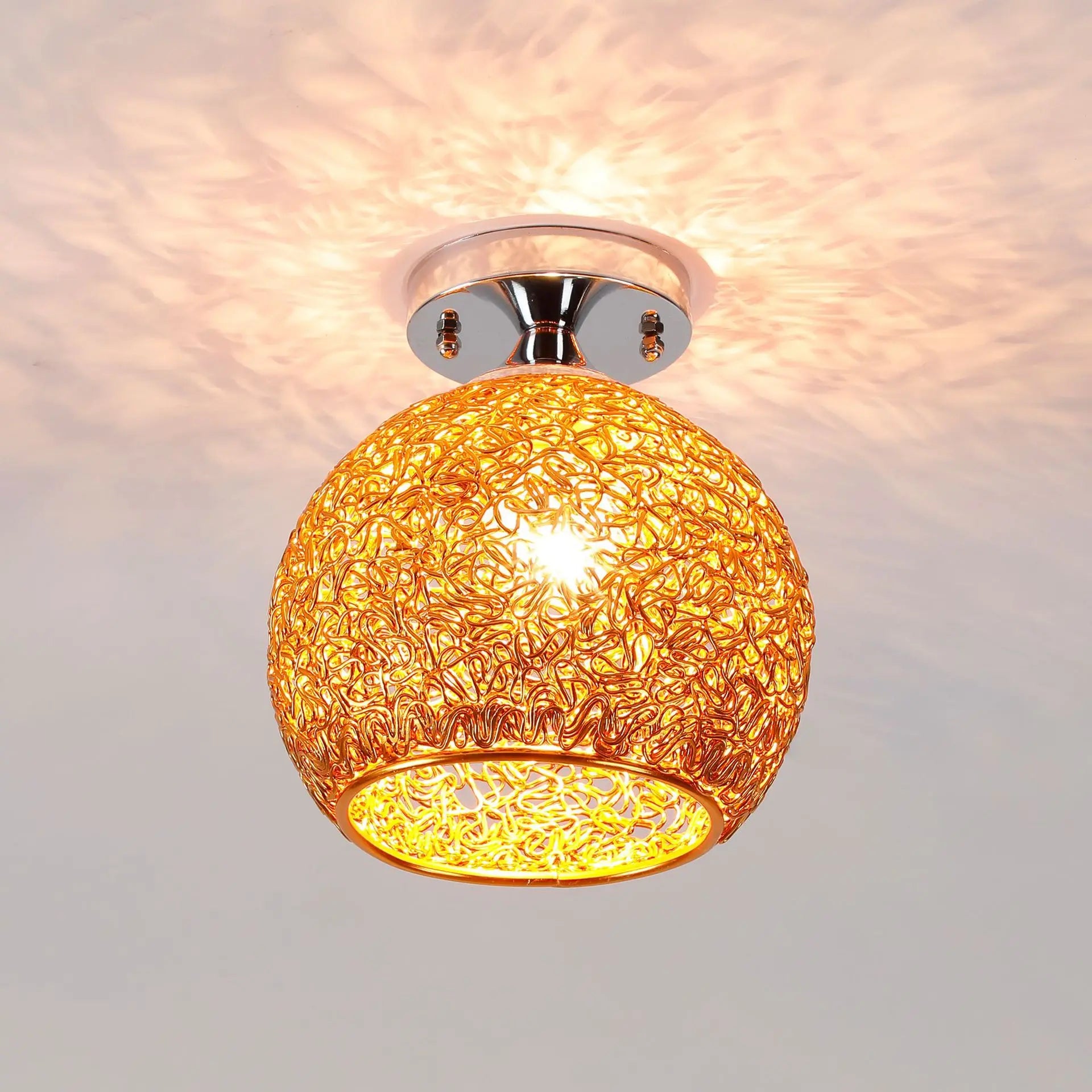 Glass Ball LED Ceiling Lights for Home Decor and Minimalist Living Rooms