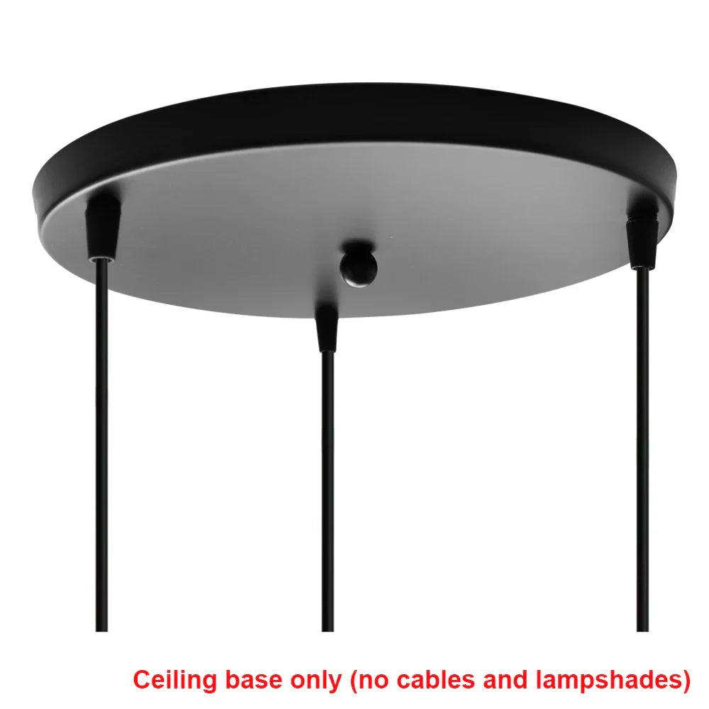 Geometric LED 3-Light Pendant for Indoor Lighting & Decor