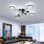 LED Dimmable Ceiling Chandeliers: Modern Style for Living, Dining, Bedroom, Kitchen Décor