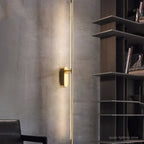 Nordic Copper Line Wall Lamps: Modern Bedroom LED Lights, Living Room Stair Decor