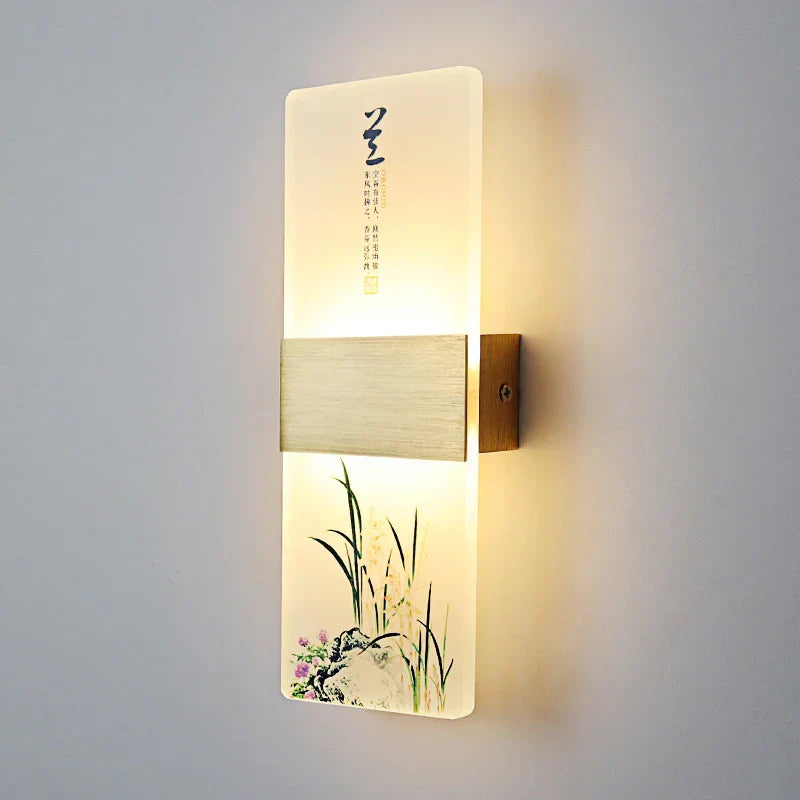 LED Square Wall Lamp: Modern Minimalist Indoor Lighting for Hotel, Restaurant, Corridor