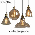 Industrial Glass Pendant Light for Modern Home Decor