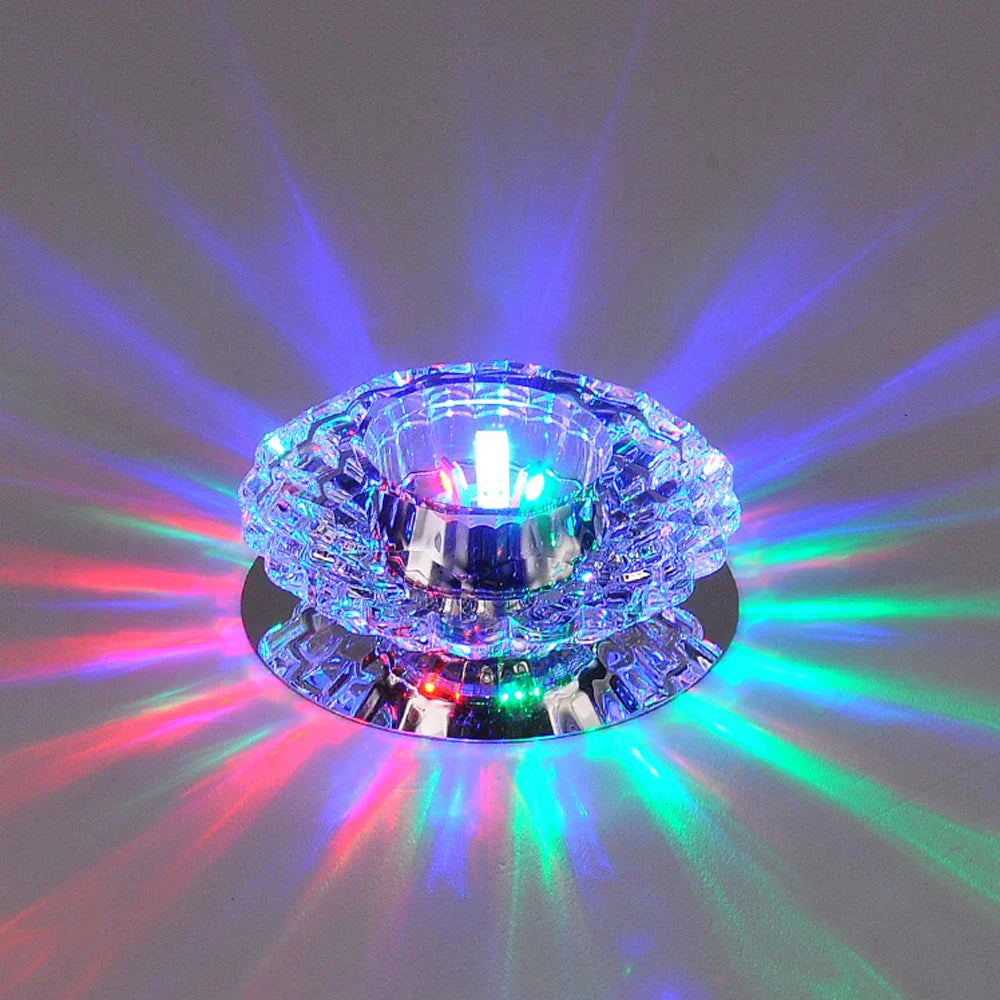Modern Crystal Ceiling Lights for Elegant Living Room and Corridor Lighting