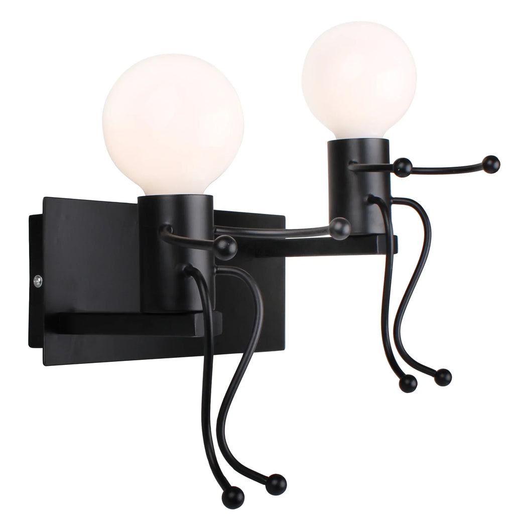 Creative LED Wall Light Indoor Wall Sconce Modern Art Decor Iron E27