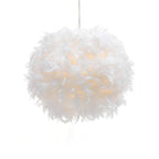 Nordic Feather Pendant Light LED Lamp for Dining Room Kitchen Decor