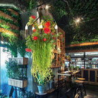 Rose Chandelier: Elegant Lighting Fixture for Tea Shop, Restaurant, Bar