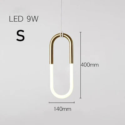 Gold Pendant Lights Energy Saving for Living Room Hanglamp