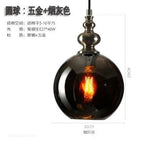 Nordic Water Grain Glass Pendant Lights for Living Room, Kitchen, Restaurant, Bar - Retro Simple Hanging Lamps
