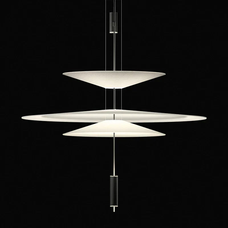 Nordic minimalist pendant light by Afralia™: White designer replica for bedroom and dining table