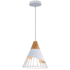 Vintage Modern Wood Pendant Lamp | Nordic Industrial LED Hanging Light