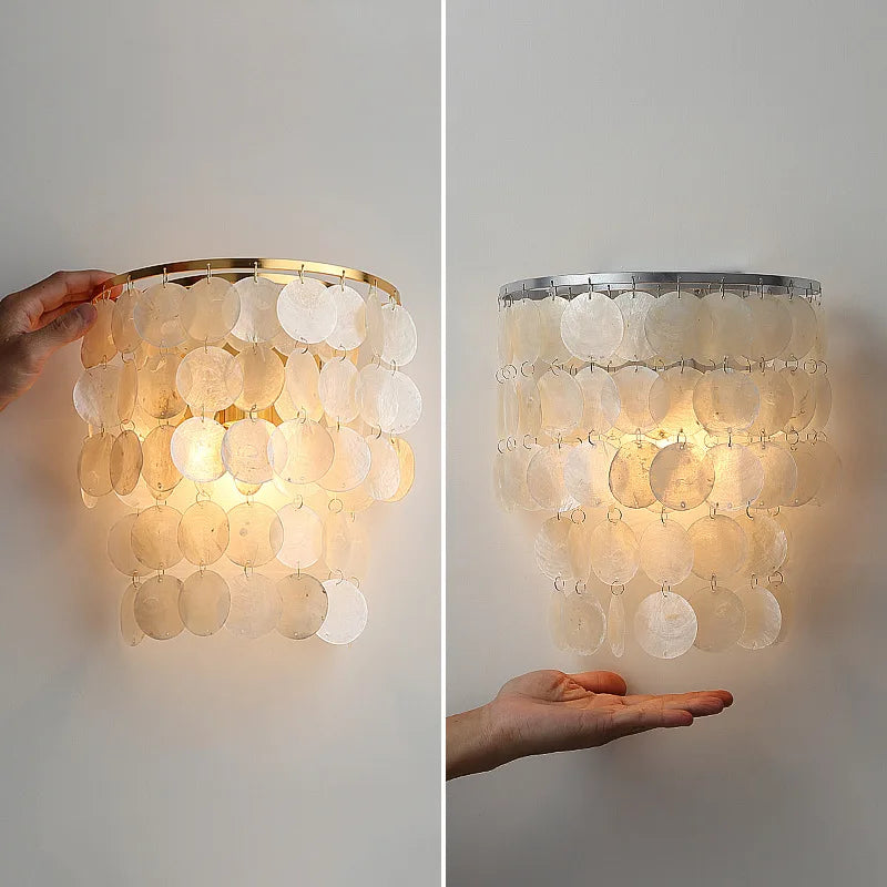 Shell Wall Sconce Lamps | Post-Modern Decorative Lighting for Bedroom, Living Room, Wedding