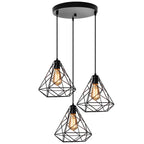 Modern Black LED Pendant Chandelier for Kitchen & Living Room Lighting