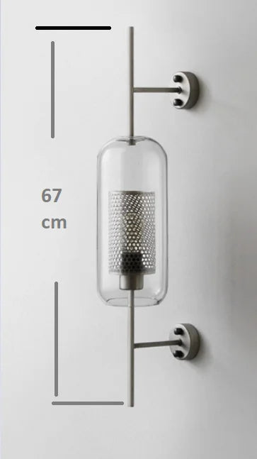 LED Wall Sconce Light Fixture Vintage Style for Bedroom Living Room Home Decor