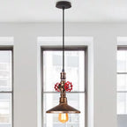 Industrial Retro Pendant Light Fixture Water Pipe Lamp for Kitchen and Home Decor