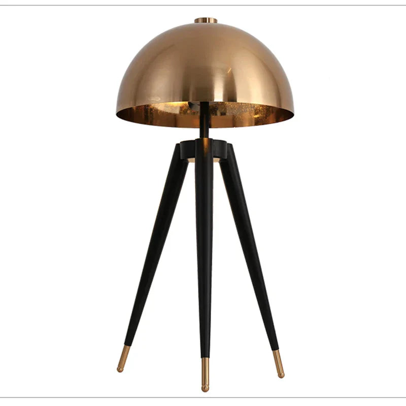Tripod Mushroom Floor Lamp Vintage Design for Living Room Bedroom Home