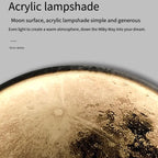 LED Moon Wall Lamp: Modern Nordic Bedroom Decor Lighting