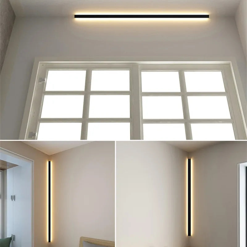 Minimalist LED Wall Lamp for Modern Living Room and Bedroom Lighting