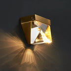 Crystal LED Wall Sconce: Modern Minimalist Bedroom Luxury Light