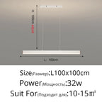 Modern LED Pendant Lights Dining Room Bar Counter Chandelier