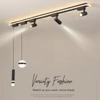 Modern Vintage Iron Ceiling Spotlights for Living Room Study & Wardrobe. Enhance your Space with Track Lighting.